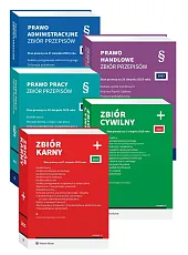 PAKIET: Zbiory przepisów: Prawo cywilne, karne, pracy, administracyjne, handlowe